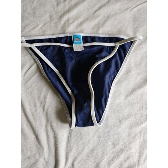 Vintage Paul Frank Womens Bikini, Julius the Monkey, Blue, Bathing Suit, Large - Picture 4 of 6